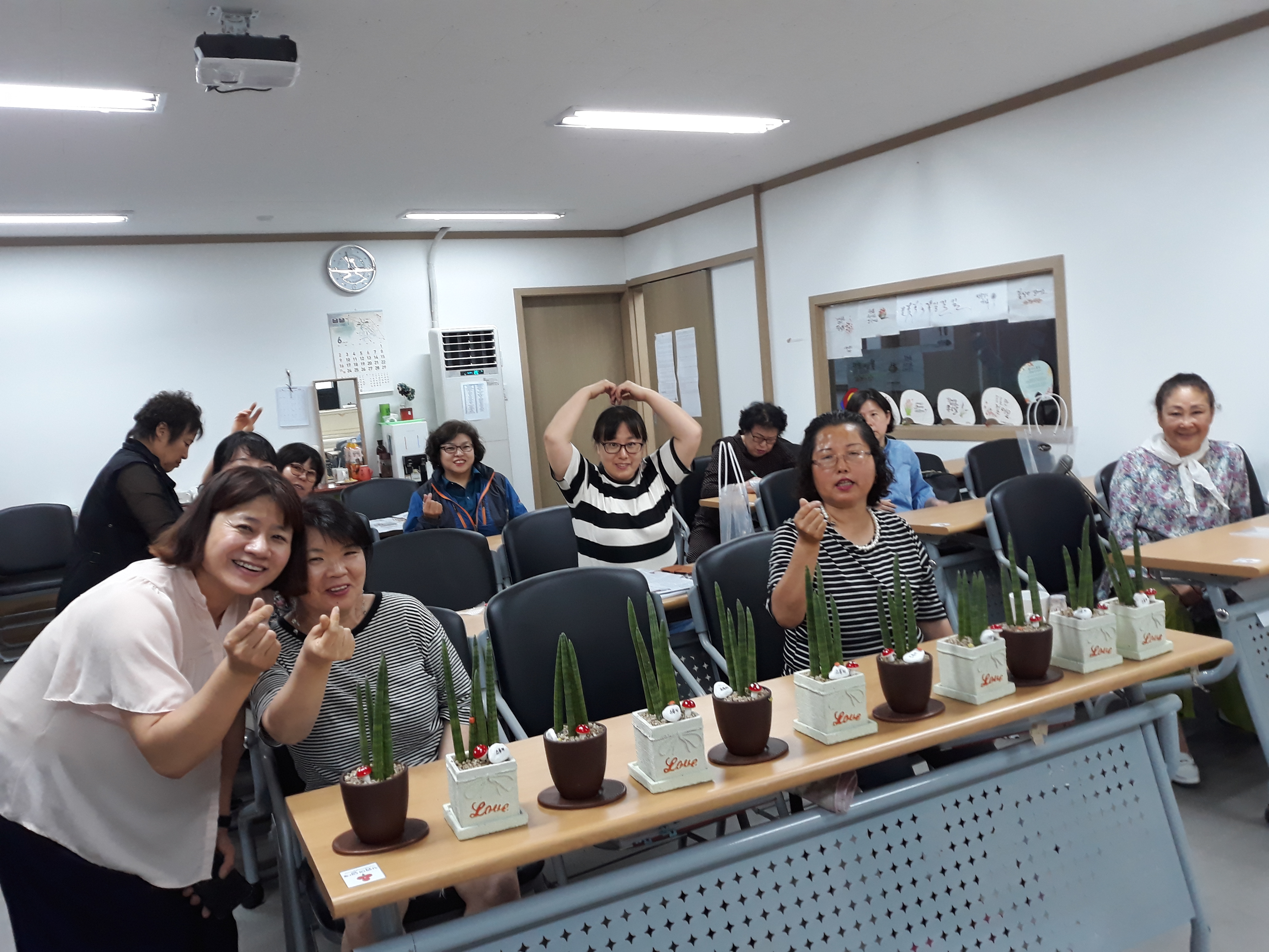 전북지부 2019년 6월 원예치료 단체사진